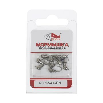 Мормышка вольф. SKYFISH "Муравей с ушком", никель №13-4.0-BN